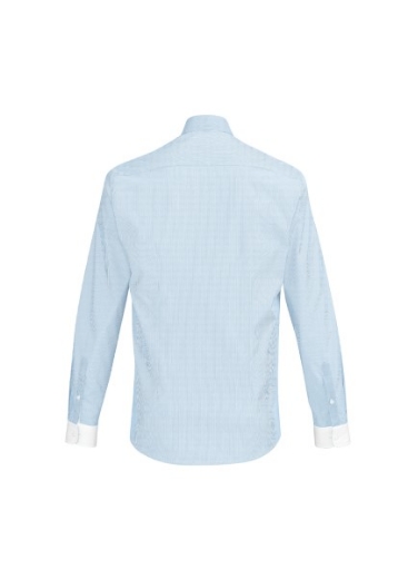 Picture of Boulevard by Biz Corporates Mens Fifth Avenue Shirt Long Sleeve Cotton Polyester Elastane